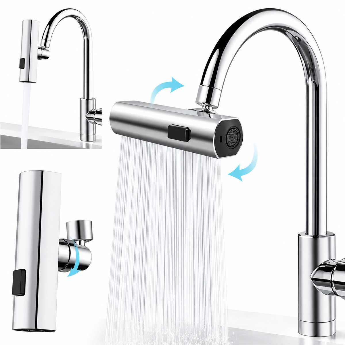Living Lekker™ Smart Dual-Mode Kitchen Faucet