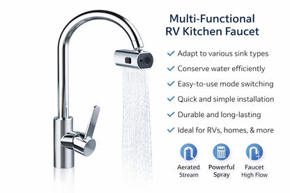 Living Lekker™ Smart Dual-Mode Kitchen Faucet