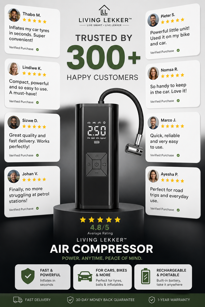 Living Lekker™ Air Compressor Pro