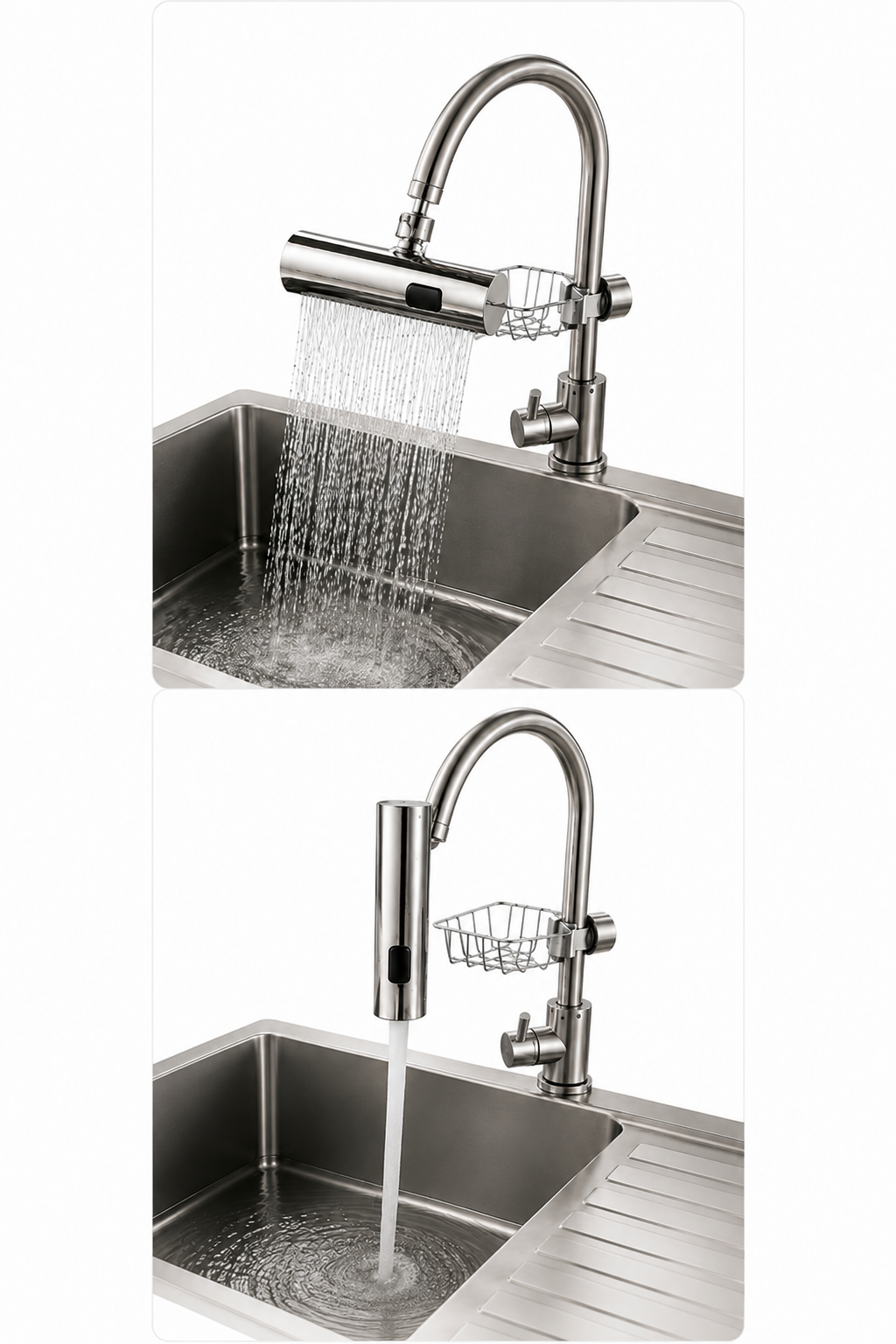 Living Lekker™ Smart Dual-Mode Kitchen Faucet