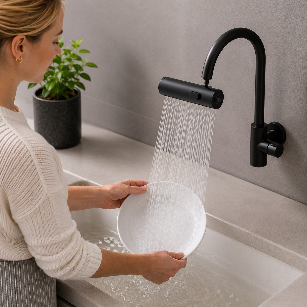 Living Lekker™ Smart Dual-Mode Kitchen Faucet