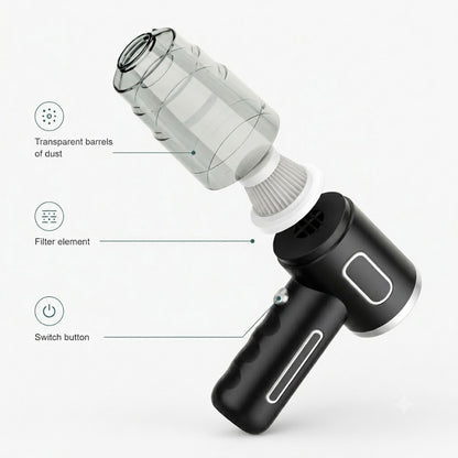 Living Lekker™ High-Power Portable Vacuum Cleaner